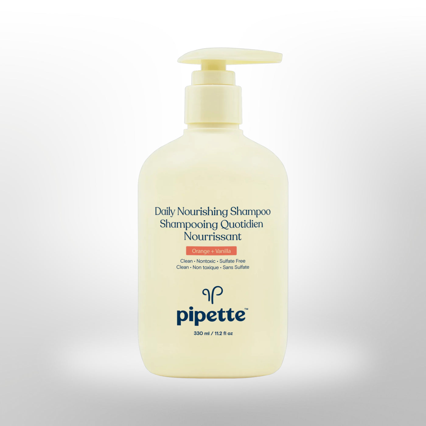 Pipette Daily Nourishing Shampoo, Orange + Vanilla, Approved by Mermaids