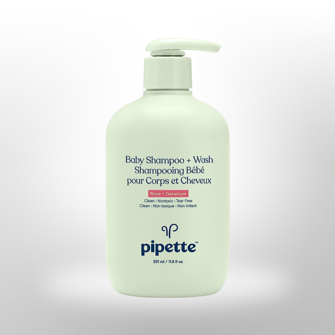 Pipette Baby Shampoo + Wash, Rose + Geranium