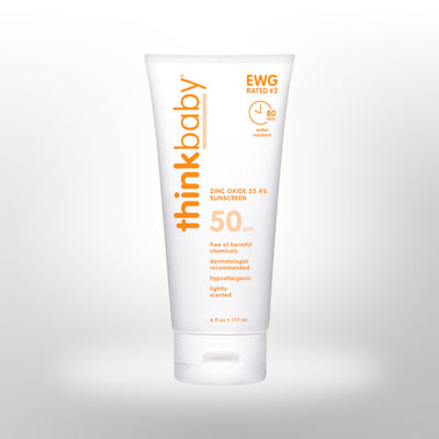 Thinkbaby Safe Sunscreen, SPF 50+ (Family Size)