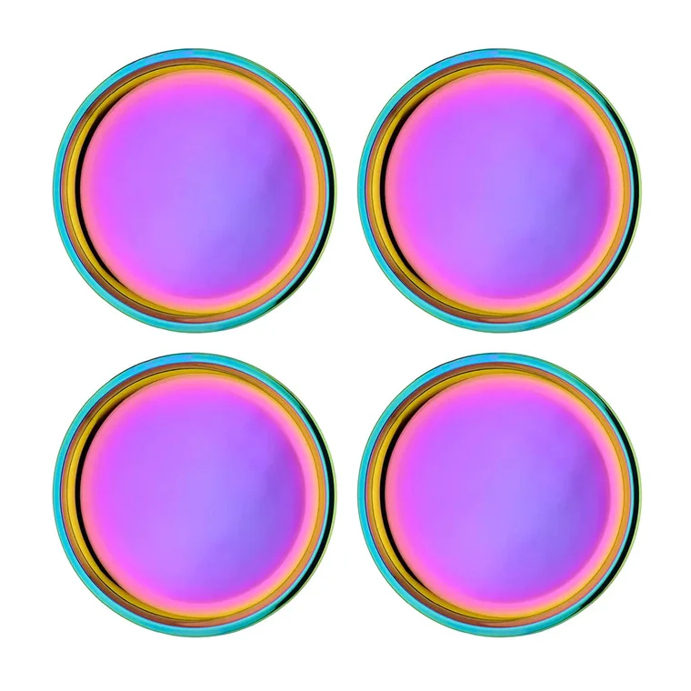 AHIMSA Purposeful Plates, Rainbow, Set of 4