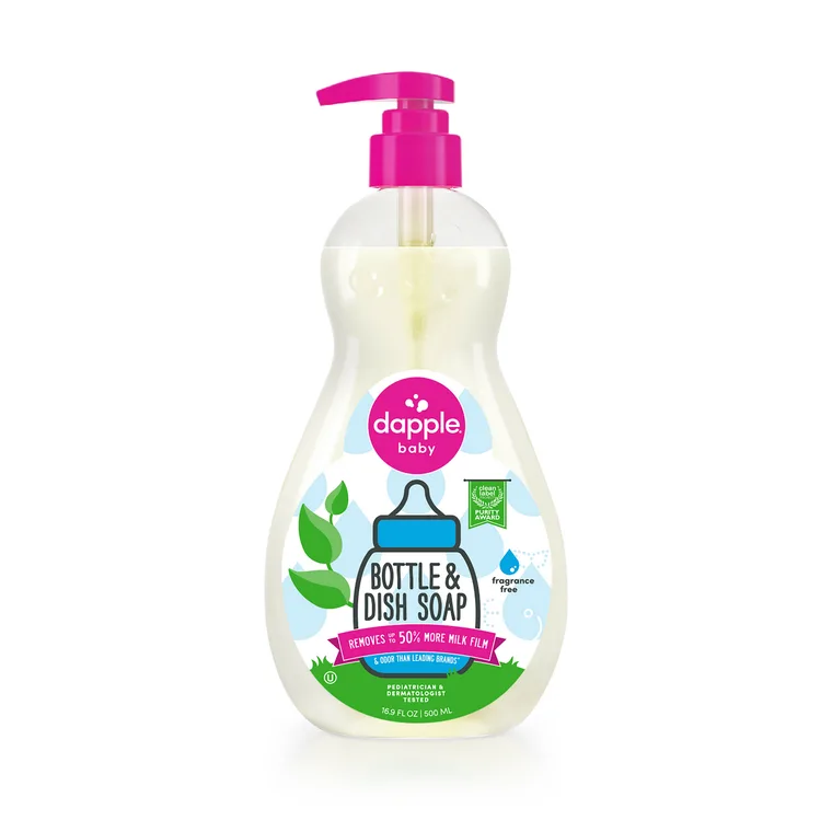 Dapple Baby Bottle & Dish Soap, Fragrance Free