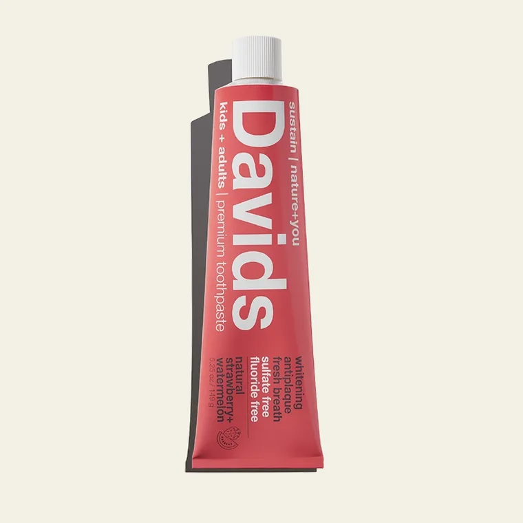 Davids Kids + Adults Strawberry Watermelon Toothpaste