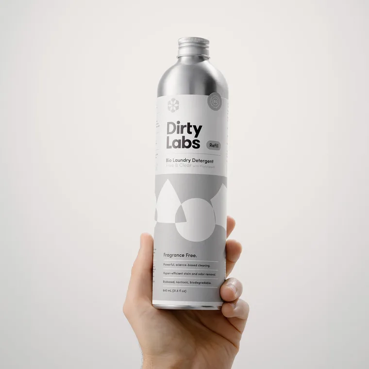 Dirty Labs Bio Enzyme Laundry Detergent, Free & Clear
