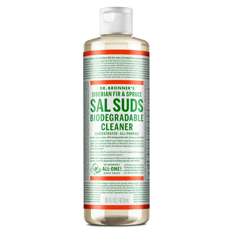 Dr. Bronner's Sal Suds Biodegradable Cleaner, Siberian Fir & Spruce, 16 fl oz