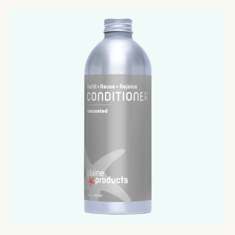 Plaine Products Conditioner, Unscented, 16 oz Refill